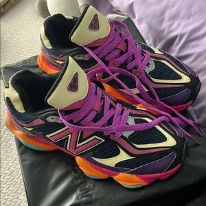 New Balance Purple and Orange Athletic Shoes